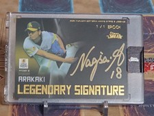 Nagisa Aragaki Fukuoka SoftBank Hawks Signed Card One of One baseball memorabil