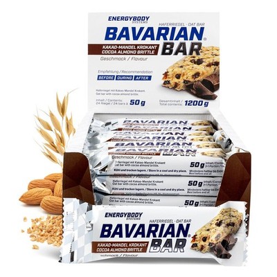 Energybody Systems Bavarian Bar Haferriegel Energieriegel Riegel, 24 x 50 g
