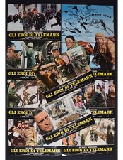 Photobustes GLI EROI DI TELEMARK Kirk Douglas Richard Harris F91