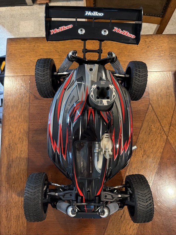 HoBao Racing 1/8 Hyper 7 TQ Sport Nitro Buggy Black RTR w/ Radio / H-2802 Engine