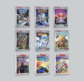 Atari 7800+ HDMI Console Black Wireless Gamepad D-Pad w/ Thumbstick 12 Games