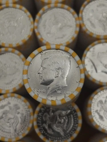 2025 P Kennedy Half Dollar Roll UNC Loomis Rolls