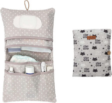 Porta Pannolini Borsa Da Appendere Pieghevole Da Passeggio Organizzatore Pannoli