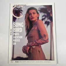 C CALIFORNIA STYLE MAGAZINE 2021 Paris Jackson Print Ad Versace Kendal Jenner