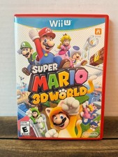 Super Mario 3D World Nintendo Wii U Game Complete Case Disc Tested