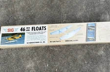 SIG 46" RC Airplane Floats Kit FK-001 Fits 1/4 Scale Piper Cub - Sealed Box