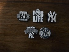 Lot Of 5 Yankees Shoe Charms