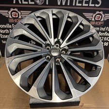 1 X AUDI E-TRON SUV 21" ALLOY WHEEL GREY DIAMOND CUT OEM 4KE601025G 9.5J ET36