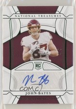 2021 Panini National Treasures Rookie Signatures Emerald 4/5 John Bates Auto s3g