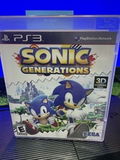 Sonic Generations for PlayStation 3 PS3 Complete W/ Manual Disc Great Condition