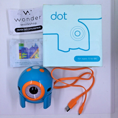 Blue Wonder Workshop Dot Robot DO01 Tested/Working in Box