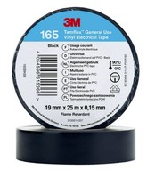 Isolierband 19Mm X 25M PVC Temflex 165 Schwarz 7100184810