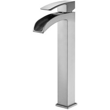 Vinnova Belair Single Lever Vessel Bathroom Faucet in Nickel