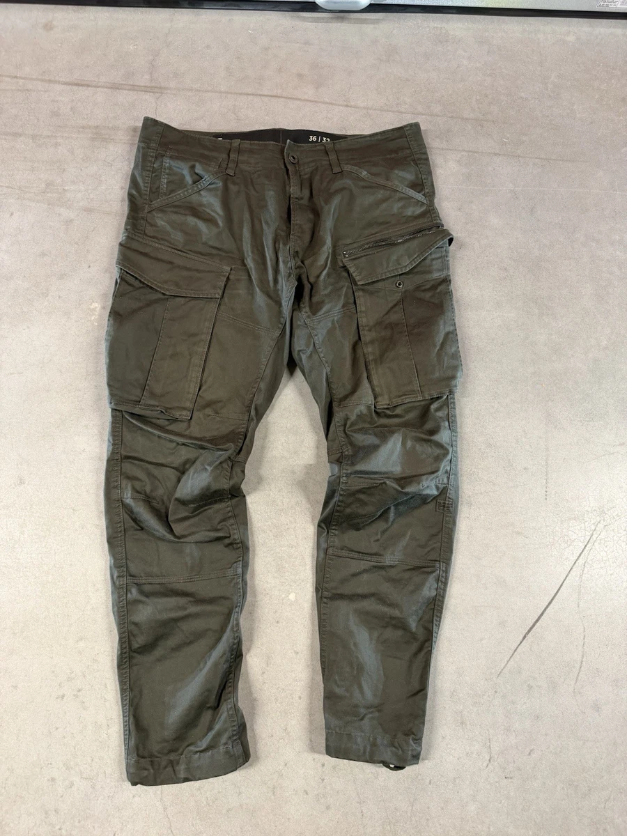 Tuta G-STAR RAW Rovic Slim - Uomo, Verde Scuro, Taglia 36/30, Con Tasche Cargo E Patta - 3