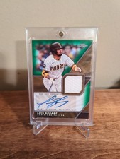 2026 Topps Major League Materials Luis Arraez Patch Auto Green 98/99