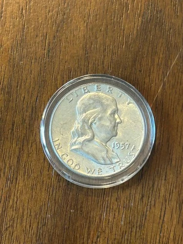 1957 Franklin Half Dollar XF+