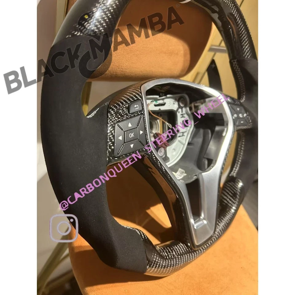 Volante mercedes-benz clase w204/c250/c300/c350/c350/c 2012-2015 ys/blanco Foto 2 de 4