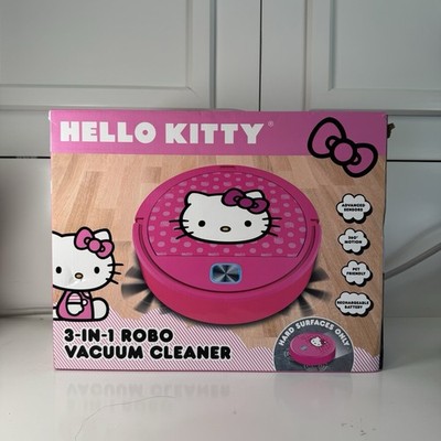  Hello Kitty Pink 3-in-1 Robo Vacuum Cleaner  Kawaii Sanrio Personal Maid 