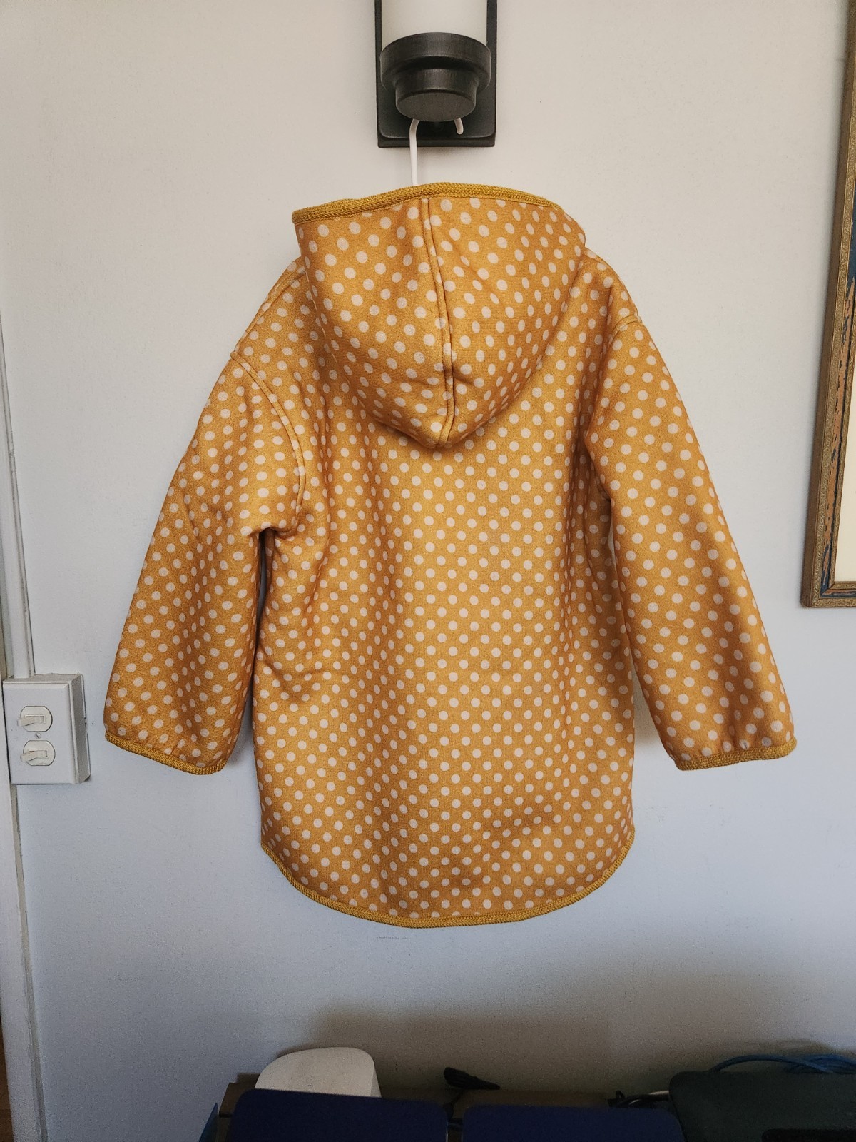 ToTo Heros NEW Kids Toddlers Girls Sherpa Polka Dot Cape Hooded Coat Jacket