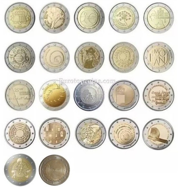 #RM# 2 EURO COMMEMORATIVE SLOVENIA (2007-2026) -  ALL PIECES - PLEASE CHOOSE
