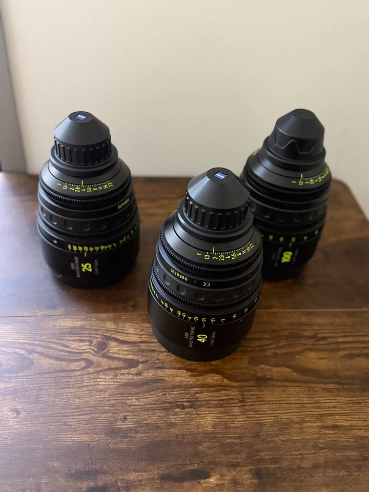 Lentes Arri Master Prime 28 mm, 40 mm, 100 mm Foto 3 de 3
