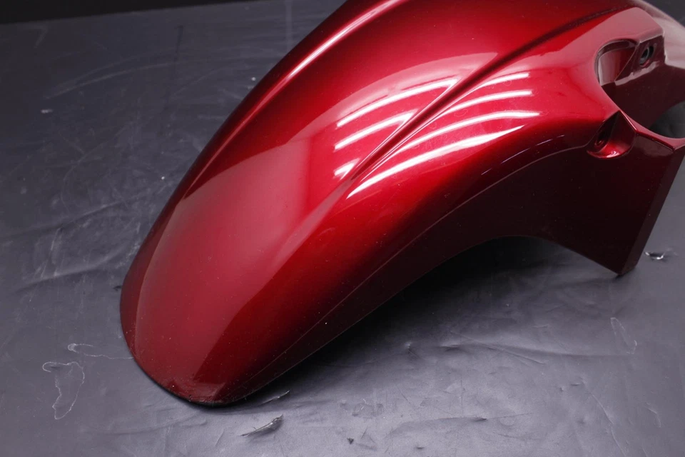 2006 Honda CB900F 919 OEM Red Front Wheel Fender Cowl Fairing R12 - Image 4 of 4