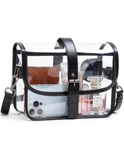 Clear Purses for Stadium Events 12x6x12 Clear Bag for Women Stadium Bag for C...