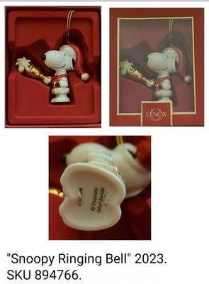 LENOX Snoopy Ringing Bell 新品未使用 Snoopy Lenox Ornament 2023 