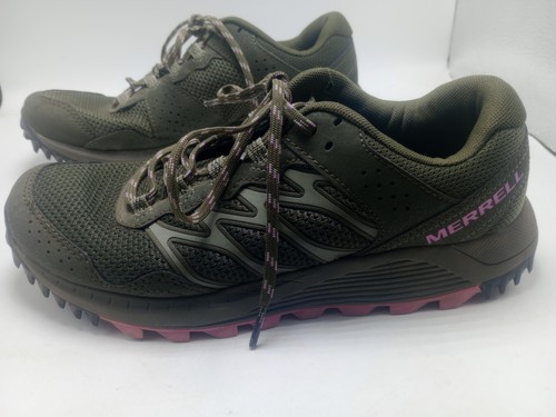 Merrell Wildwood Trail Running Senderismo Zapatos Para Mujer 8 Rosa Oliva J135312 - Imagen 4 de 13
