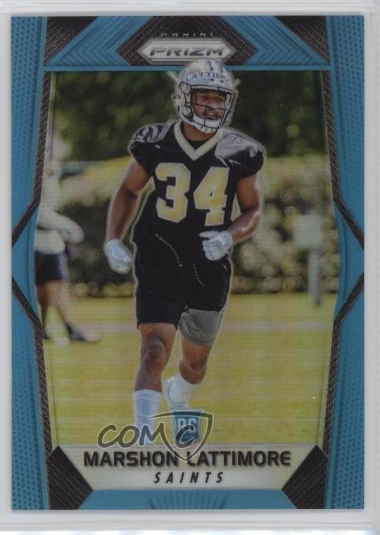 2017 Panini Prizm Rookies Light Blue Prizm 159/199 Marshon Lattimore #272 7xr
