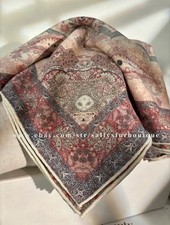 Sciarpa Sallys 70% cashmere e 30% seta stampa paisley stola doppio viso scialle 35"