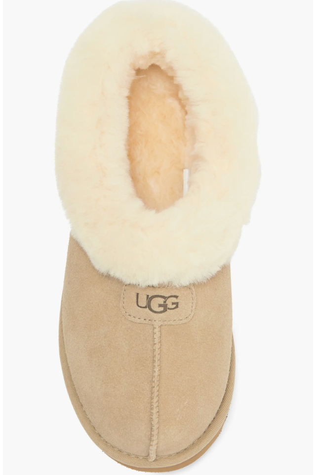 PANTOFOLA D’ORO Ciabatta donna nuova con scatola UGG Tazzette originale collo shearling SEME SENAPE 8