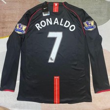 Camiseta manga larga visitante Manchester United 2006-07 Cristiano Ronaldo #7