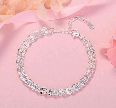 Sterlingsilber Armband hell einzigartiges Design kostenloser Versand US-Verkäufer
