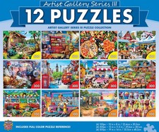 MasterPieces - Artist Gallery Jigsaw Puzzle Collection Series 3 - 12 Pack