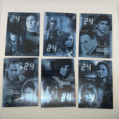 TWENTY FOUR 24 SEASON 4 (Artbox/2006) Complete RARE FOIL CHASE CARD SET (R1-R6)