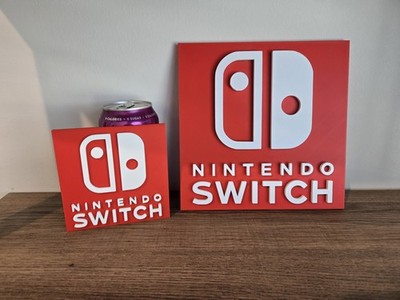 Nintendo Switch 3D Printed Logo Sign Display Wall Decor