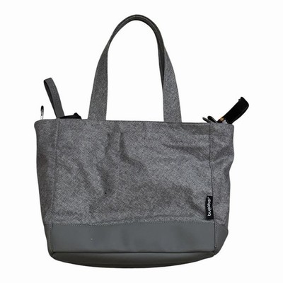 Bugaboo Gray Stroller Organizer Tote Bag Diaper Storage Travel Zip Bag