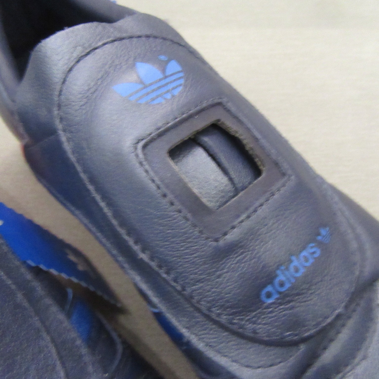 Adidas Micropacer III Rare Marine Leather Sneakers UK 7.5 US 8 image 7
