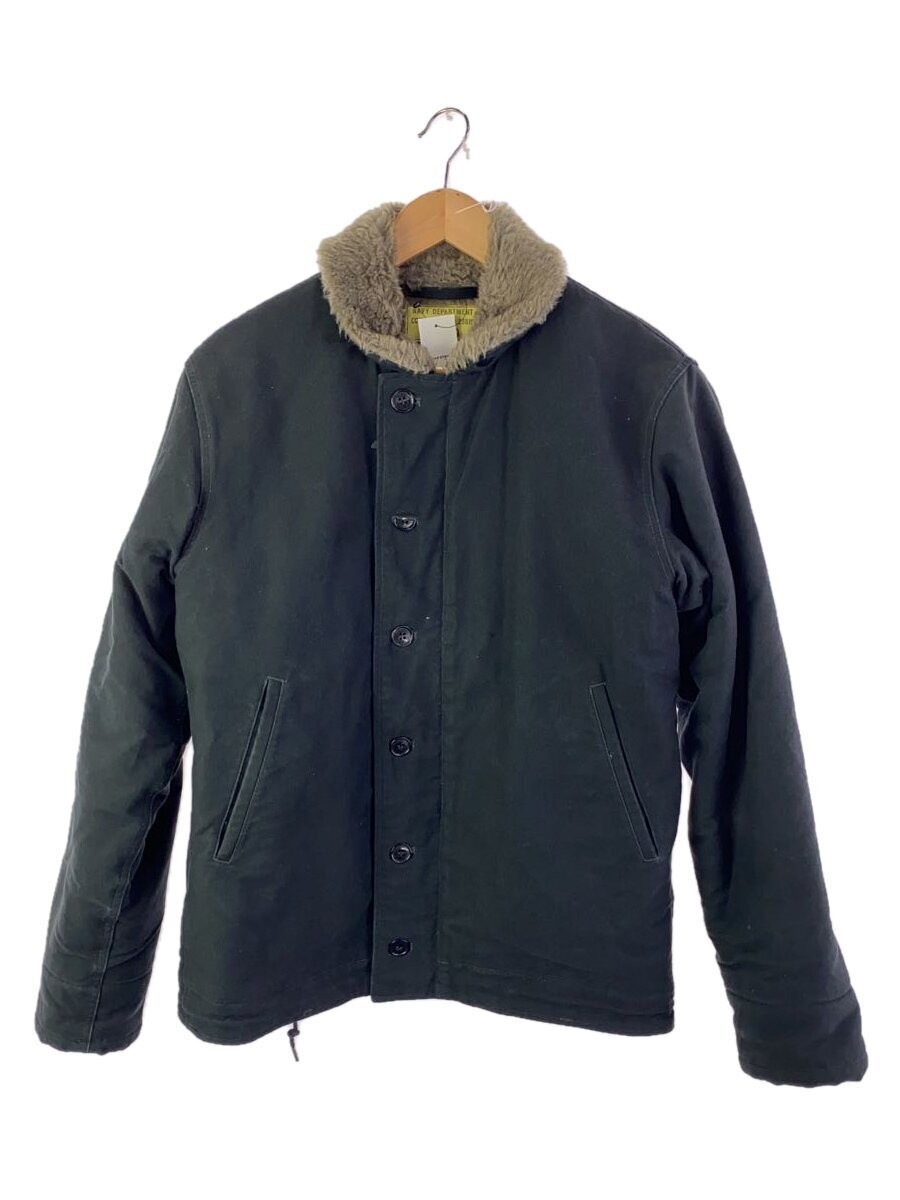 ジャケット・アウター BUZZ RICKSON'S N-1 DECK JACKET 40s MODEL Buzz Rickson's N-1 Deck Jacket Size 40 Cotton BLK BR13115