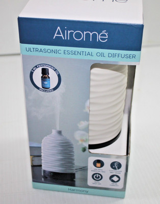 Airome Ultrasonic Essential Oil Diffuser Harmony - NEW With 5ml Peppermint Oil
