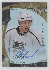 2015-16 Upper Deck Trilogy Rookie Premieres 8/49 Jordan Weal #225 Auto 0c3