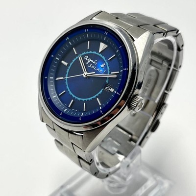 agnes b SOLAR V147-0CJ0 Watch / Solar Quartz / 41mm  display picture 2