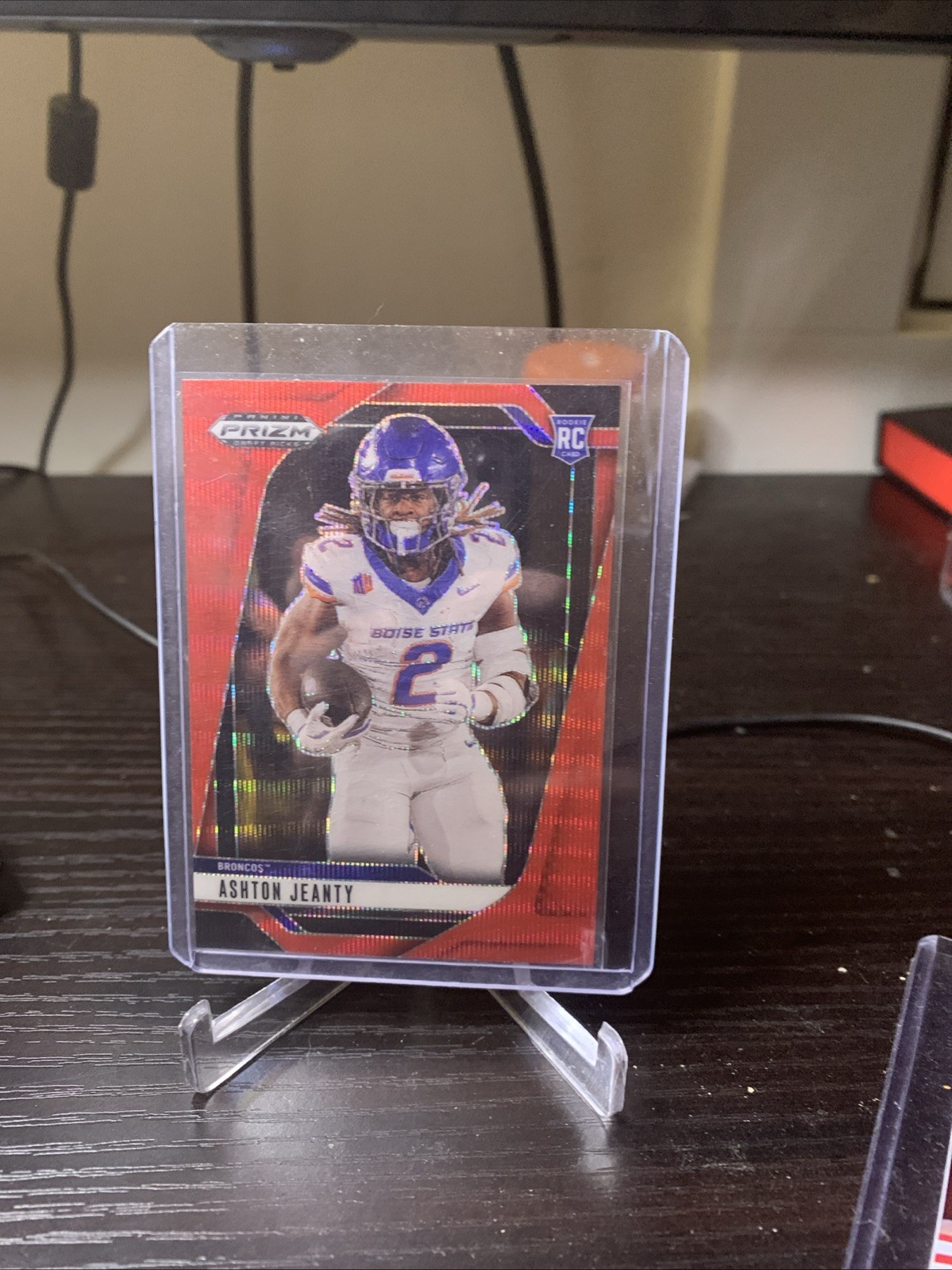 2025 Panini Prizm Draft Picks - Ashton Jeanty #13 Ruby Wave Prizm (RC)
