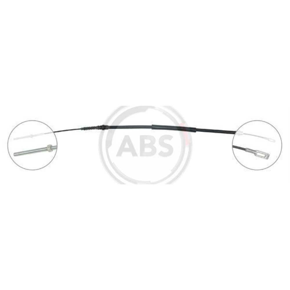 A.B.S. Handbremsseil Bremsseil Links Passend FüR Peugeot 605 6B K16877-image