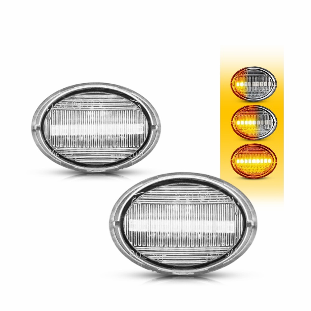 Maserati GranTurismo Sport 2007-2019 Front Right Side marker lights 10 pcs Orange P/N 68259985AA