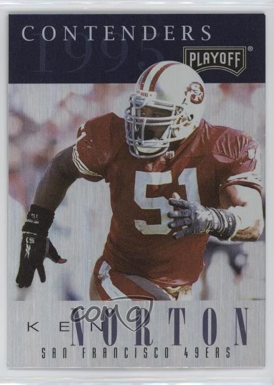 1995 Playoff Contenders Ken Norton #51 0uk4