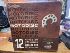 NEW Vintage Sawyer's Rotodisc 12 Slide Holders Library Box File Folders No. 6363