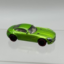 Hot Wheels Mercedes-AMG GT Green Nightburnerz Diecast Car 1:64 Post Discs 1a