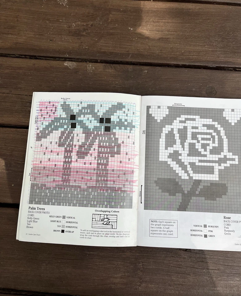 Garden Spot - Macrame Lawn Chair Pattern Book Designs To Make Karen Staub - Image 4 of 4